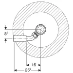 Sifón para plato de ducha Geberit d52, con tapón de desagüe: d=40mm, Cromado brillante